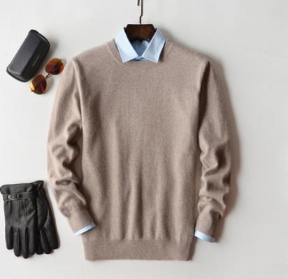Men's Cashmere Sweater with Classic Cut
