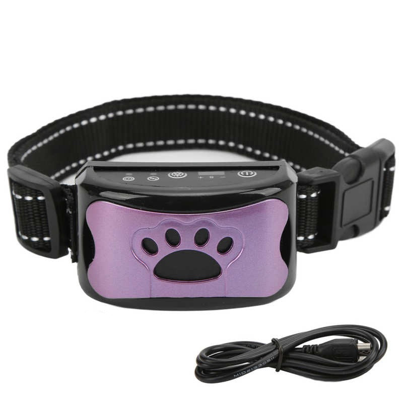 Sanftes Anti Bell Halsband Mit Ton Und Vibration Für Hunde