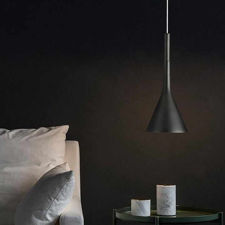 Scandinavian pendant lamp made of aluminum