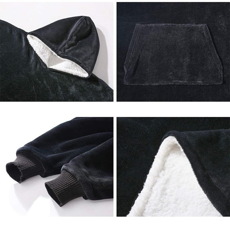Women's Oversized Hoodie Blanket with Hood 