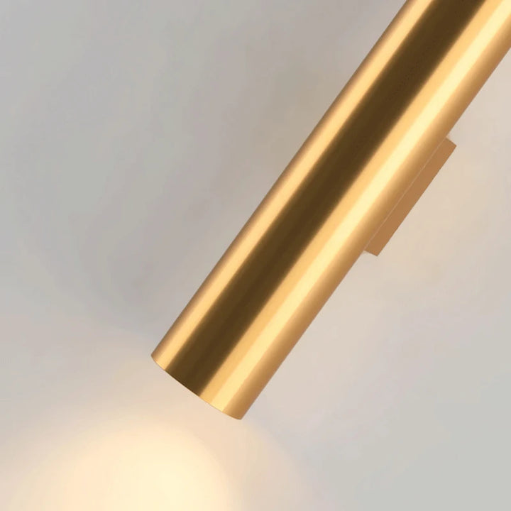 Modern aluminum wall light with LED lighting for bedrooms and hallways