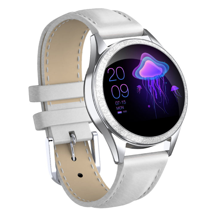 Stainless steel smartwatch for women