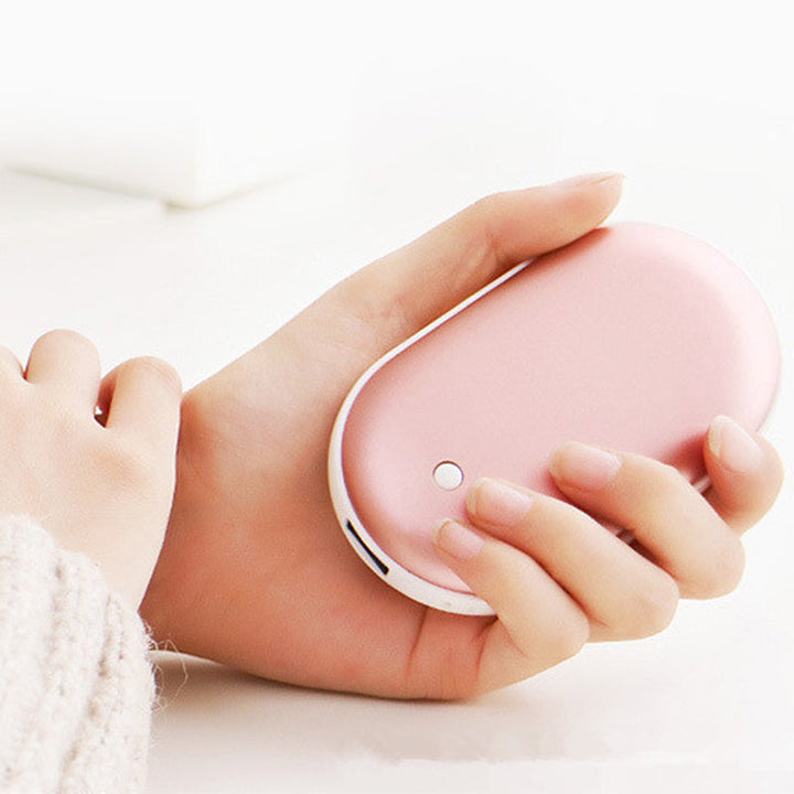 Rechargeable hand warmer with power bank