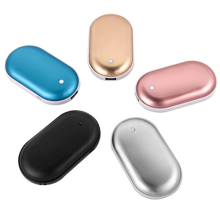 Rechargeable hand warmer with power bank