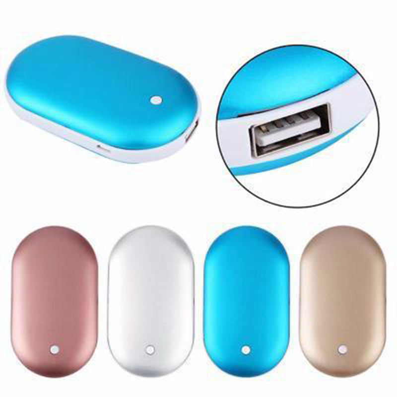 Rechargeable hand warmer with power bank