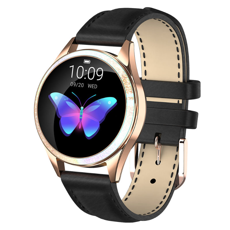 Stainless steel smartwatch for women