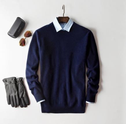 Men's Cashmere Sweater with Classic Cut