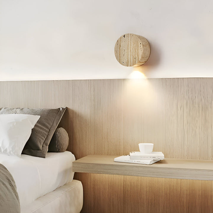 Runde Wandleuchte mit sanftem Umgebungslicht – Minimalistisches Design für Flur & Schlafzimmer