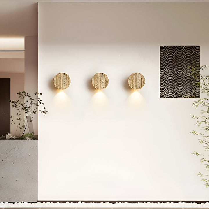 Runde Wandleuchte mit sanftem Umgebungslicht – Minimalistisches Design für Flur & Schlafzimmer