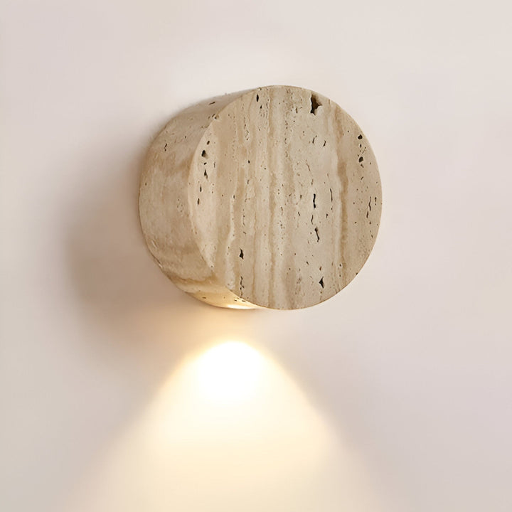 Runde Wandleuchte mit sanftem Umgebungslicht – Minimalistisches Design für Flur & Schlafzimmer