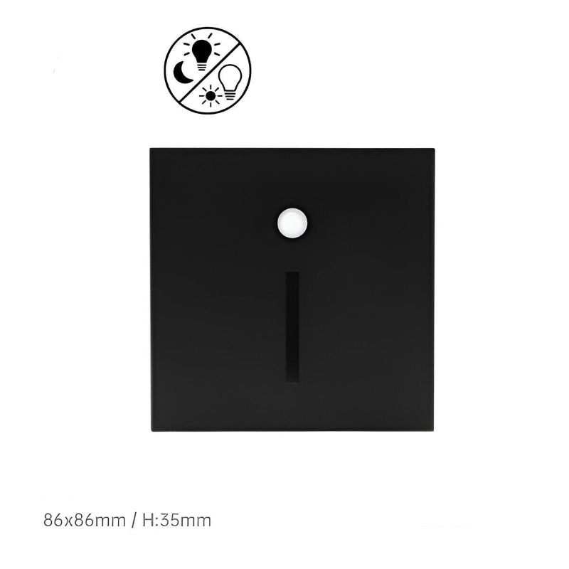 Intelligent LED wall light with motion sensor – Elegant smart home lighting for security &amp; style