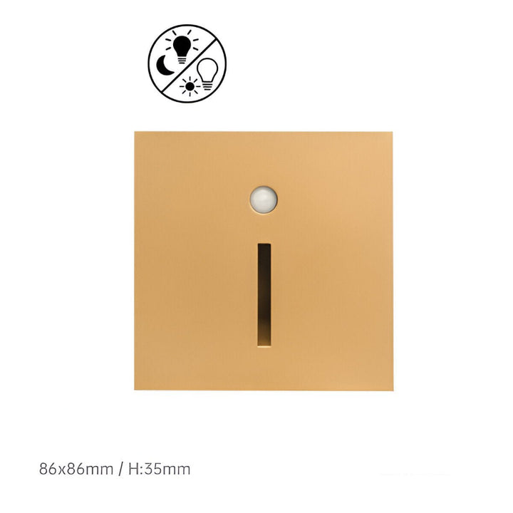 Intelligent LED wall light with motion sensor – Elegant smart home lighting for security &amp; style