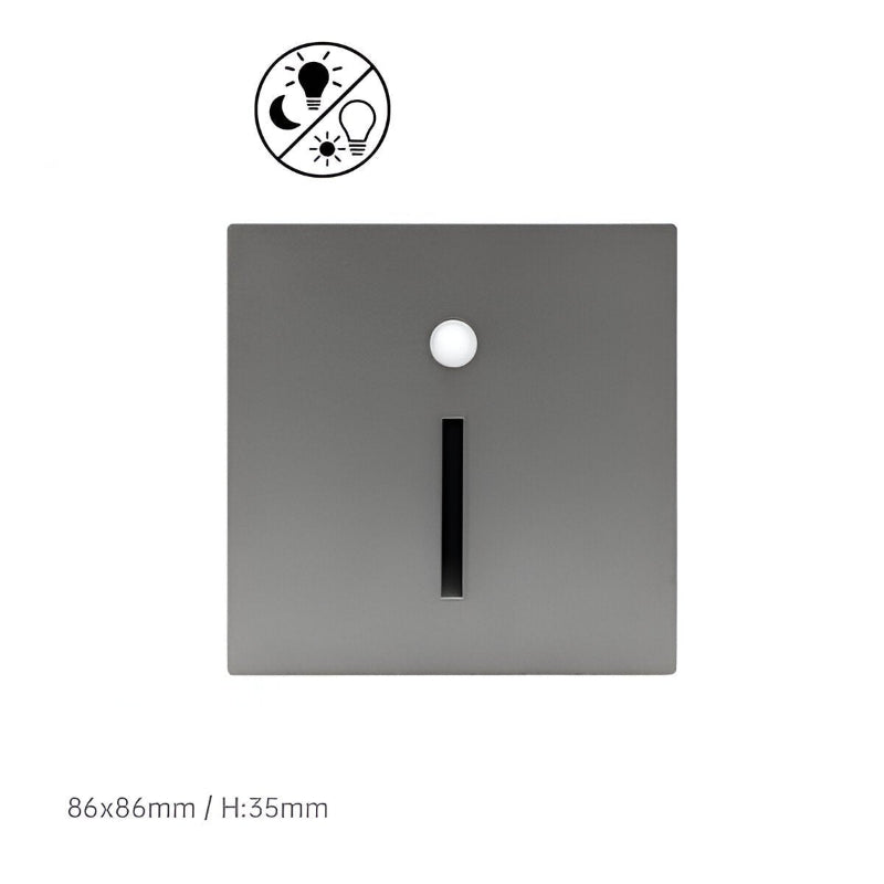 Intelligent LED wall light with motion sensor – Elegant smart home lighting for security &amp; style