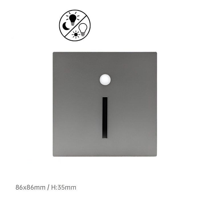 Intelligent LED wall light with motion sensor – Elegant smart home lighting for security &amp; style