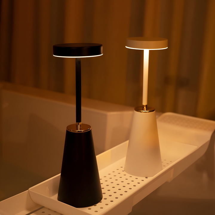 Wireless LED table lamp with a modern design