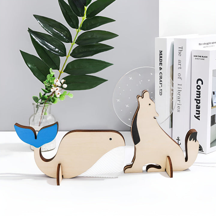 LED night light with animal motifs – decorative lamp for children's rooms and bedrooms