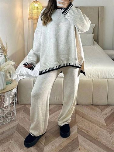 Women's Knit Two-Piece Set with Comfortable Fit