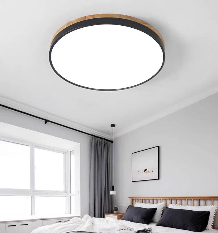 Modern LED ceiling light with a round design for living rooms and bedrooms