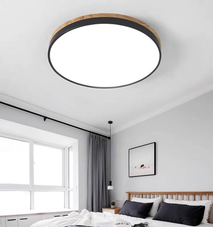 Modern LED ceiling light with a round design for living rooms and bedrooms