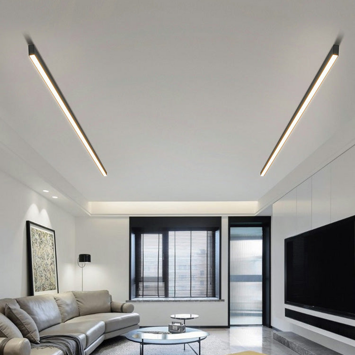 Modern LED ceiling light in Scandinavian style