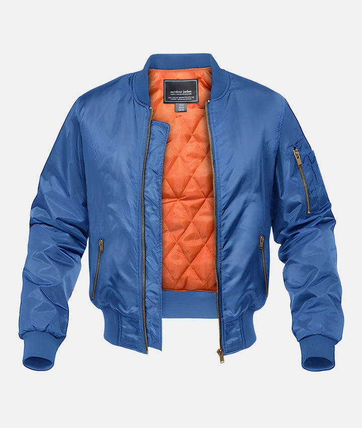 Men's Bomber Jacket in Pilot Style with Classic Design 