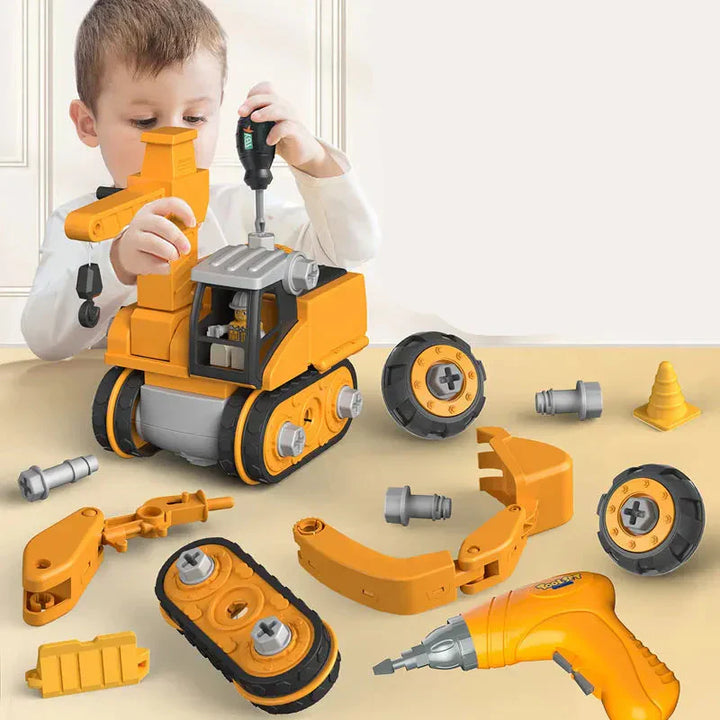 Master Builder Engineer Playset for Children – Construction Toy Made of ABS 