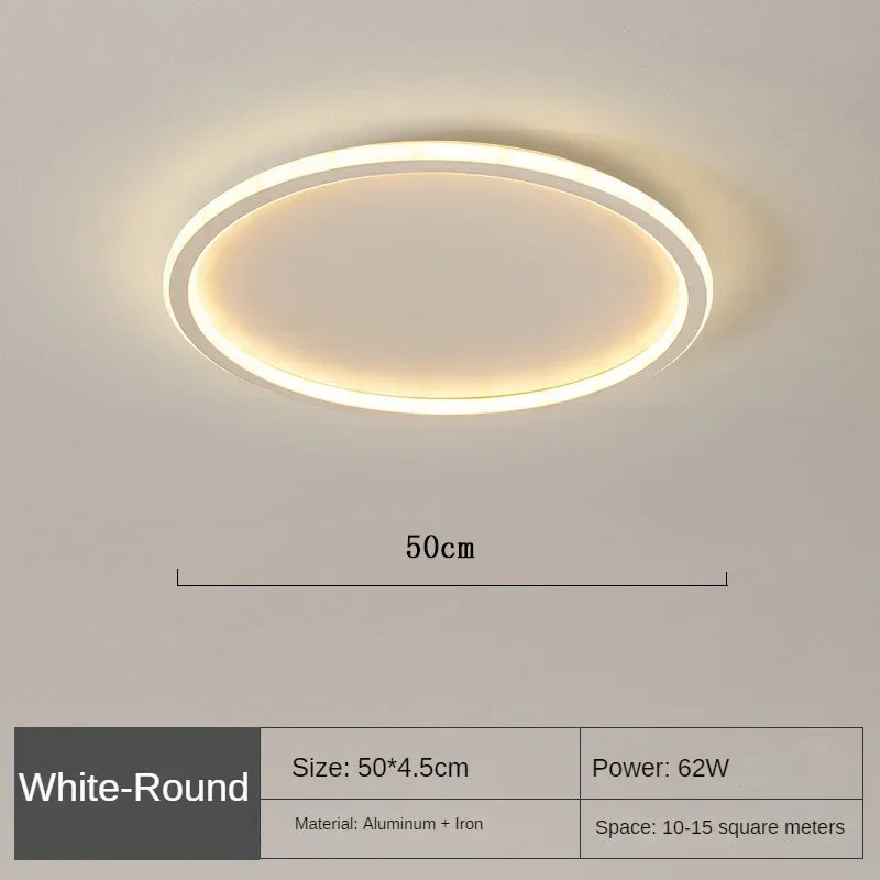 Scandinavian LED ceiling light – Modern, dimmable &amp; stylish for living room, dining room &amp; hallway