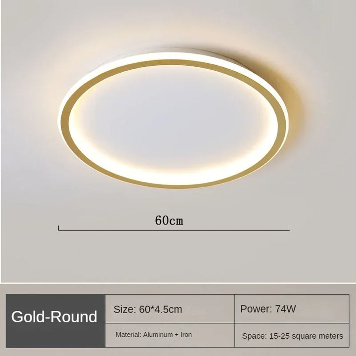 Scandinavian LED ceiling light – Modern, dimmable &amp; stylish for living room, dining room &amp; hallway