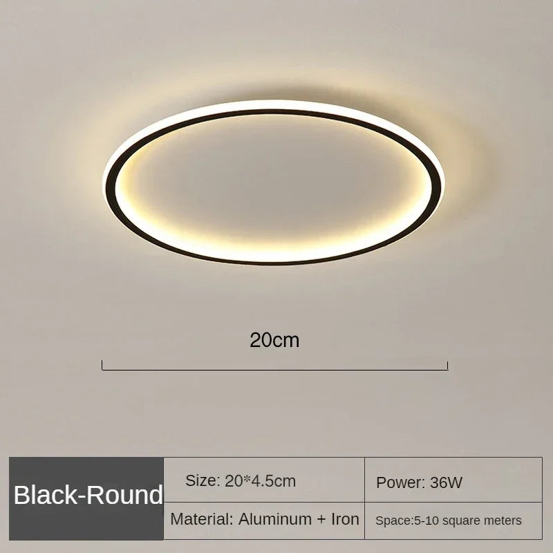 Scandinavian LED ceiling light – Modern, dimmable &amp; stylish for living room, dining room &amp; hallway