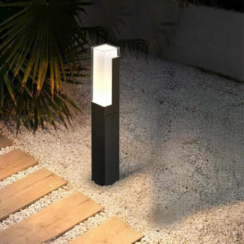 Außenwandleuchte LED Wetterfest Aluminium Acryl
