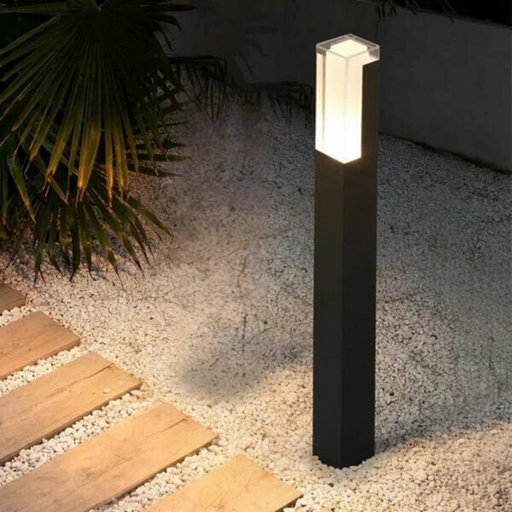Außenwandleuchte LED Wetterfest Aluminium Acryl