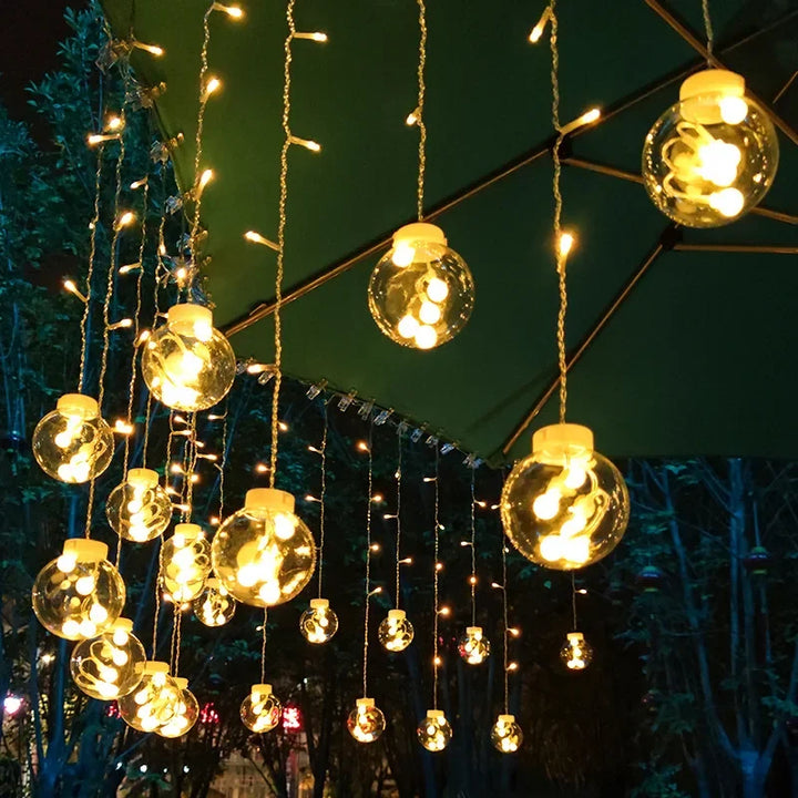 Waterproof decorative LED string lights for garden and balcony