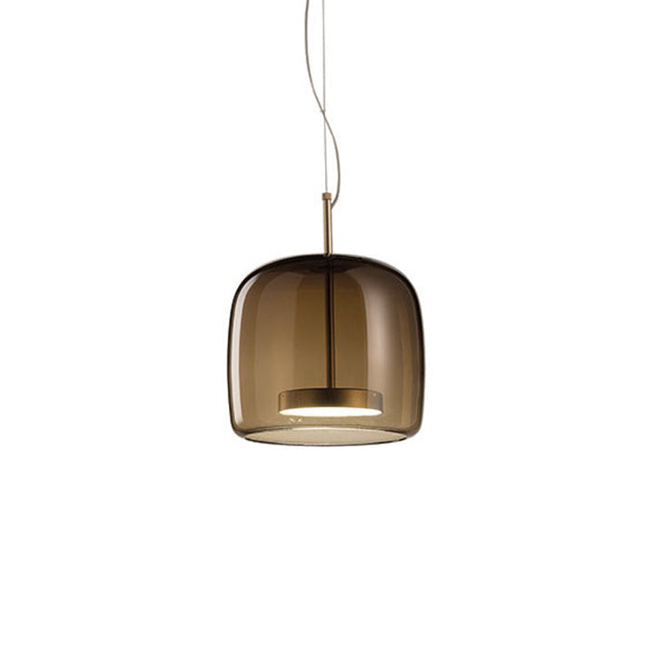 Modern glass pendant light – clear, timeless &amp; ideal for dining areas