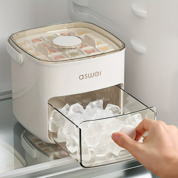 Ice cube tray – Large-capacity container for spheres and cubes
