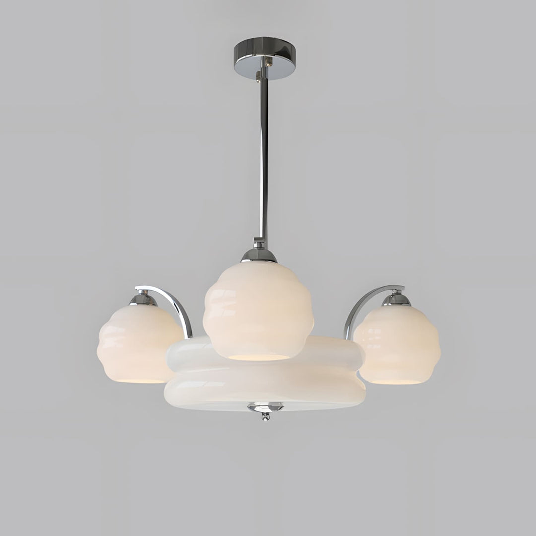 Lunara Kronleuchter mit Glasakzenten im modernen Design