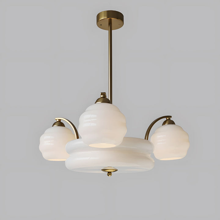 Lunara Kronleuchter mit Glasakzenten im modernen Design