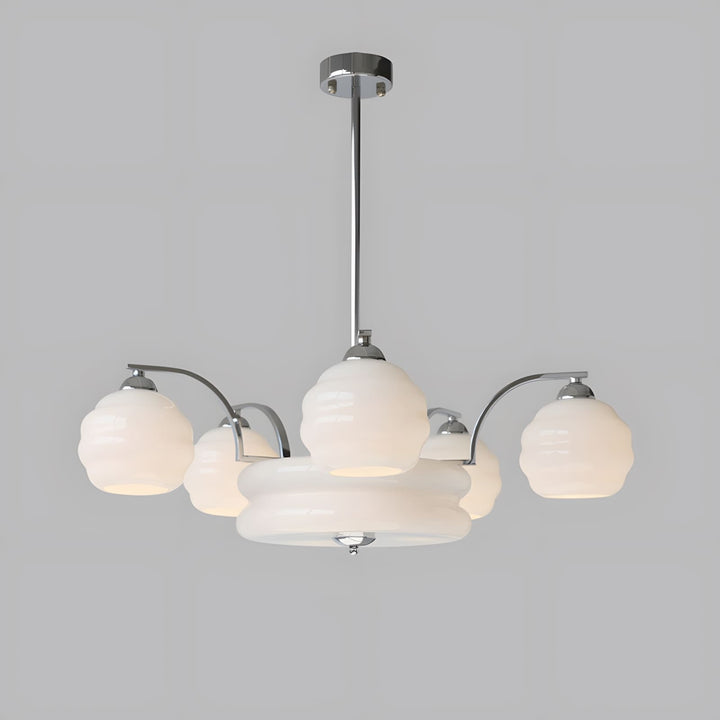 Lunara Kronleuchter mit Glasakzenten im modernen Design