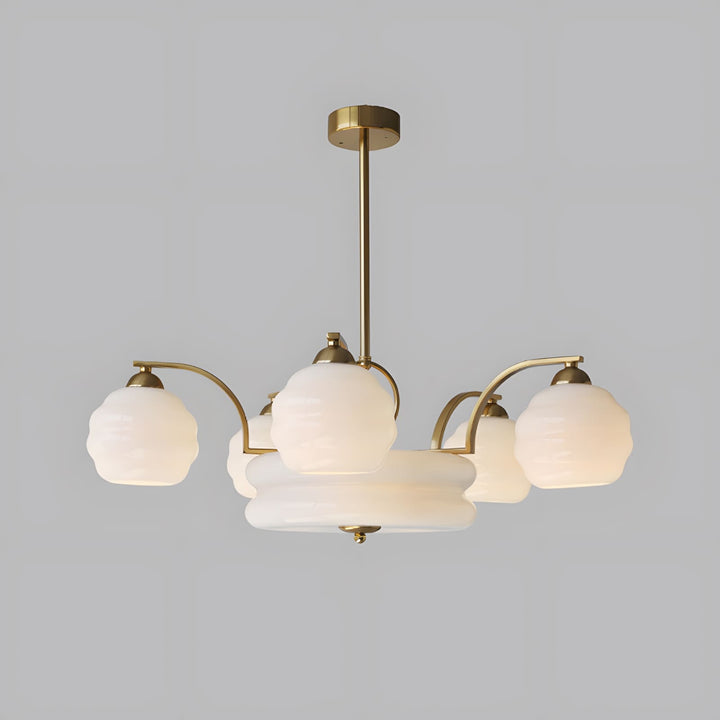 Lunara Kronleuchter mit Glasakzenten im modernen Design