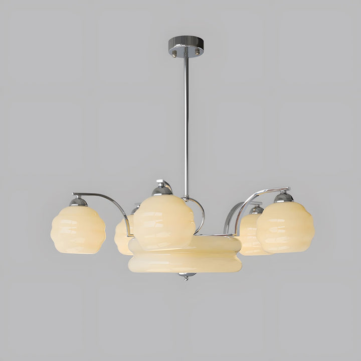 Lunara Kronleuchter mit Glasakzenten im modernen Design