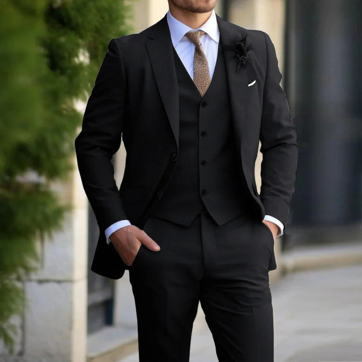 Men's Three-Piece Slim Fit Suit 