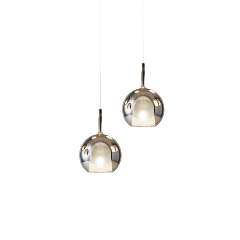 Minimalist Scandinavian pendant light – gold &amp; LED compatible