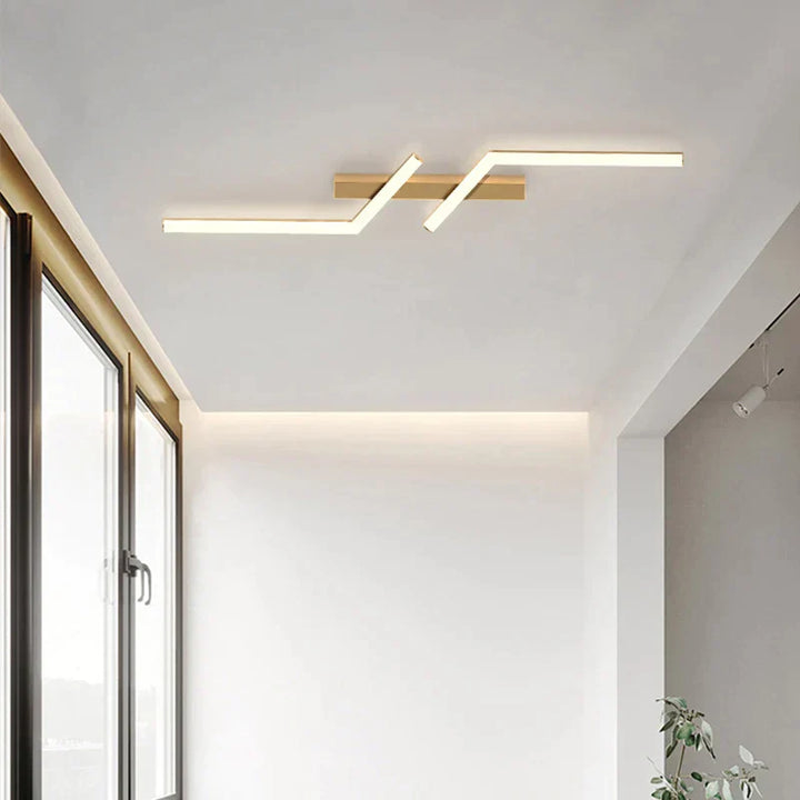 Modern LED ceiling light – slim, bright &amp; with remote control