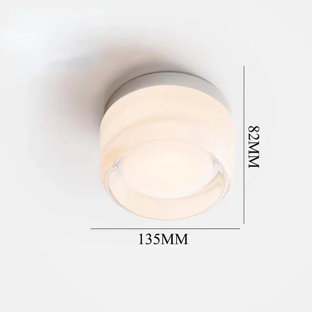 Modern round LED wall light for living room and bedroom