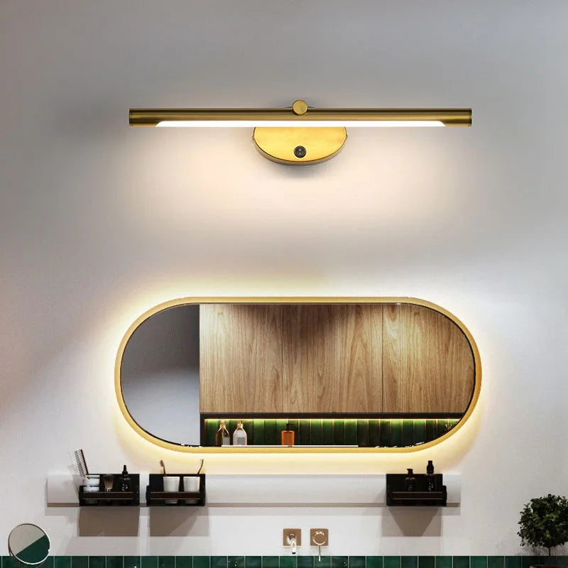 Slim-design LED wall light for indoor use