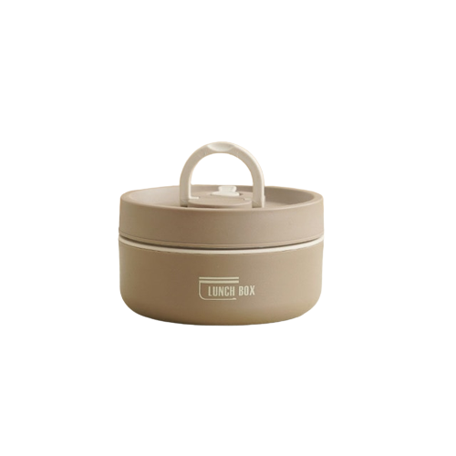Insulated stainless steel lunchbox with carrying case