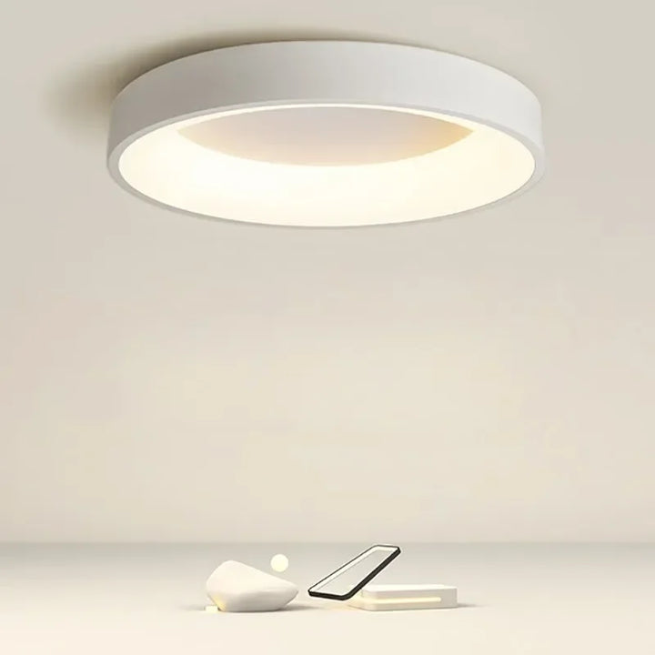 Nordic Round LED Ceiling Light CelestialBeam – Minimalist Design &amp; Warm Light