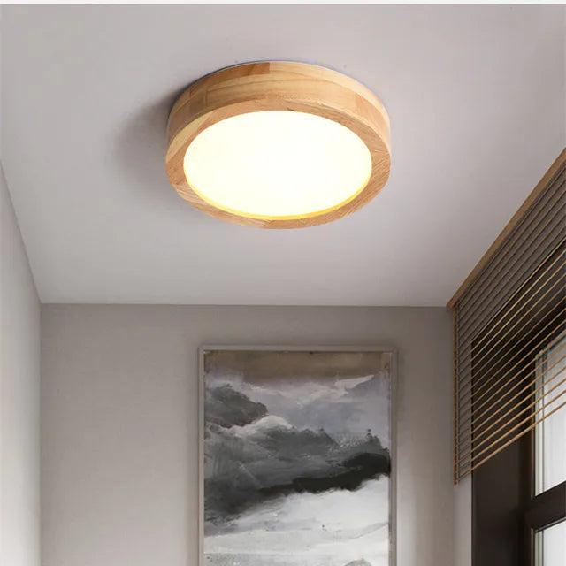 Round ceiling lamp in Scandinavian style