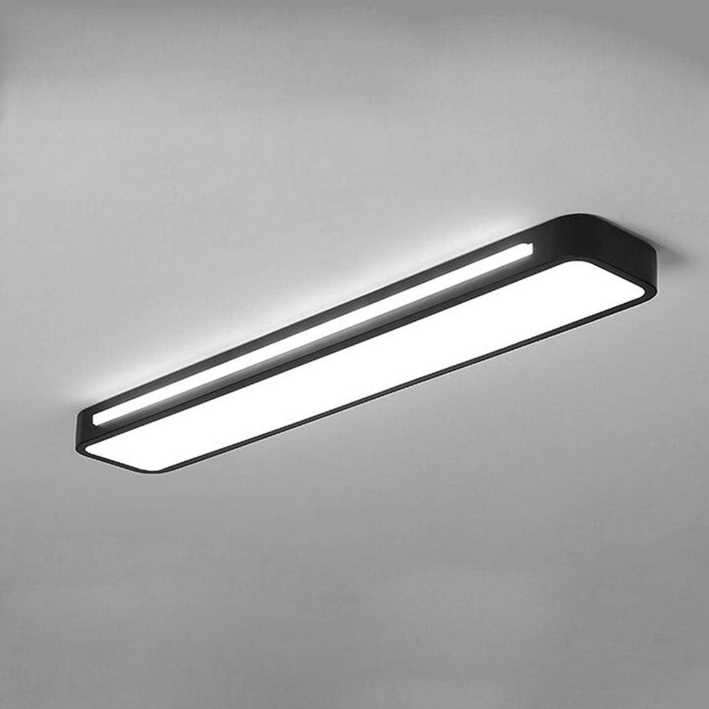 Nordic LED ceiling light – elongated, dimmable &amp; modern