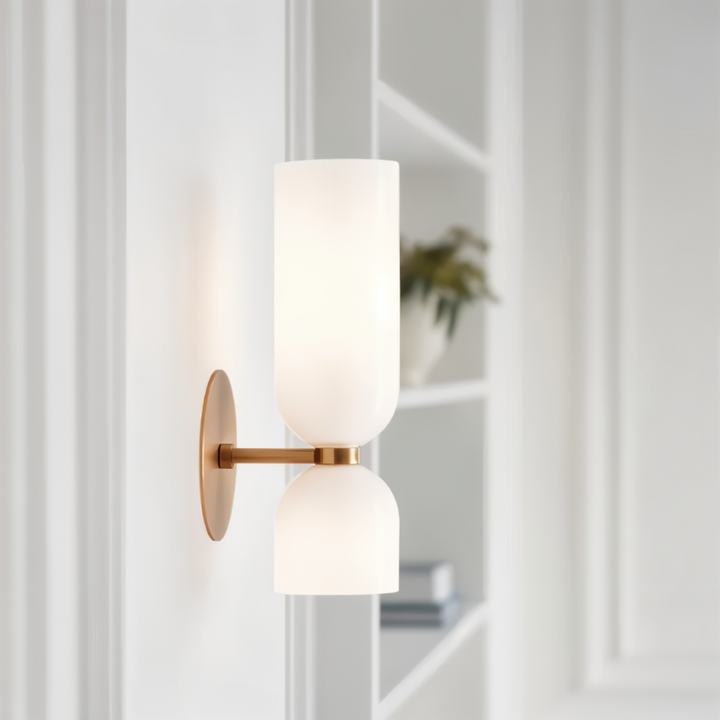 LED Wall Light Up &amp; Down – Modern Glass Lamp for Hallway and Living Area