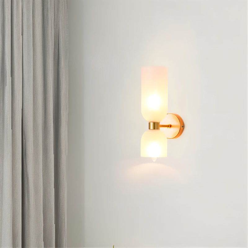 LED Wall Light Up &amp; Down – Modern Glass Lamp for Hallway and Living Area